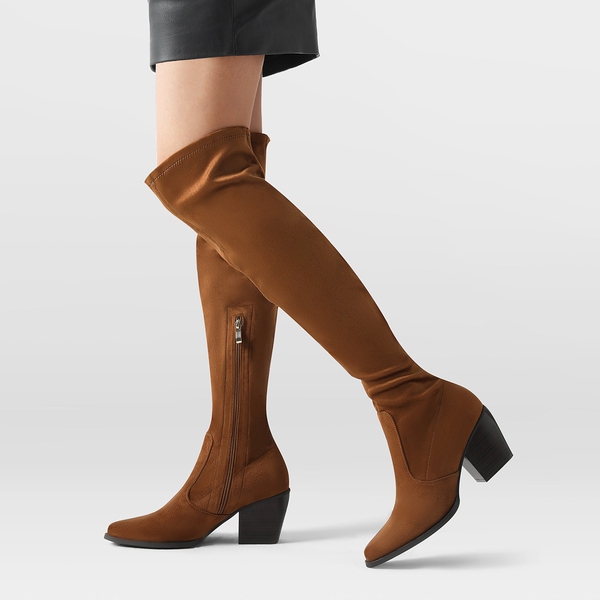 Womens thigh high cowboy boots store